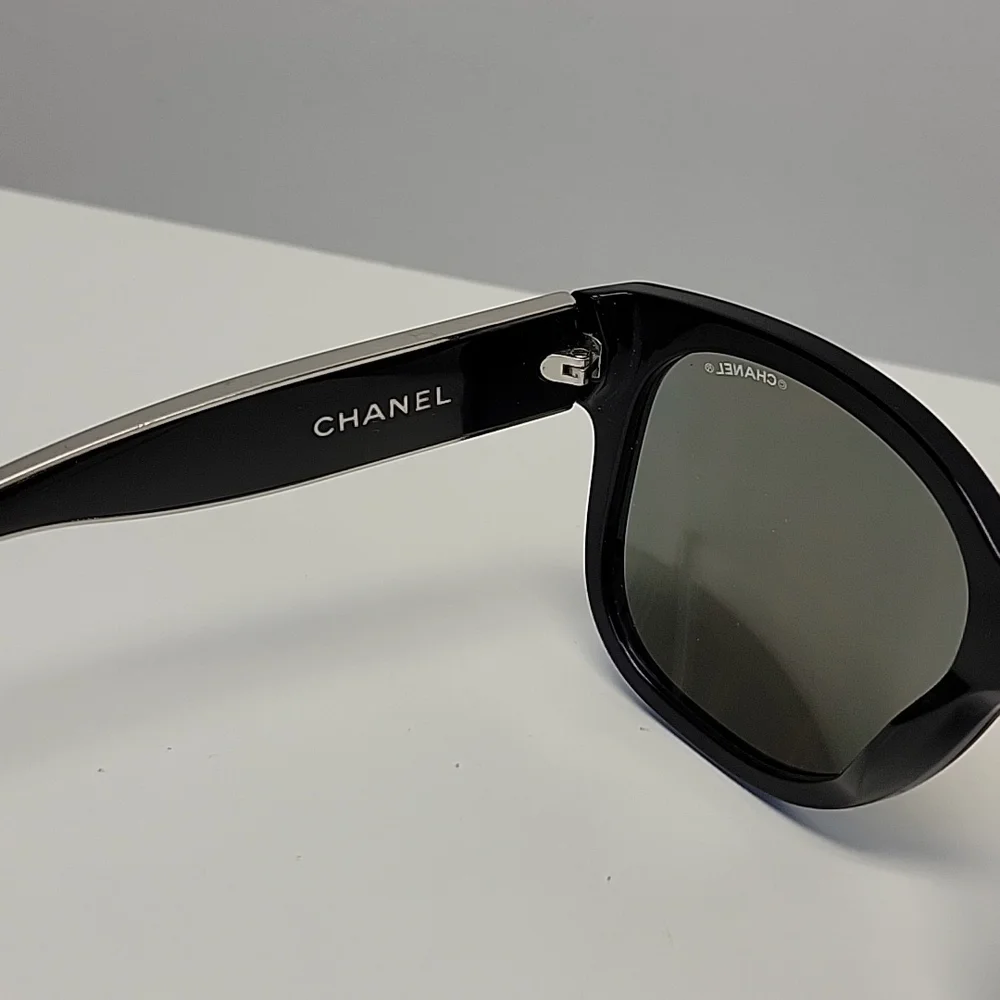 Authentic Chanel Black Sunglasses